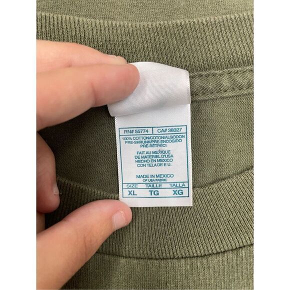 Virginia Tech Hokies Mens Green Camouflage Short Sleeve Tee Shirt Size X-Large - Picture 5 of 7